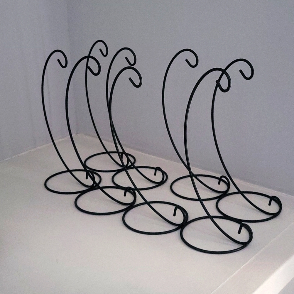 Hanging hook, ornament display stands (8 count)